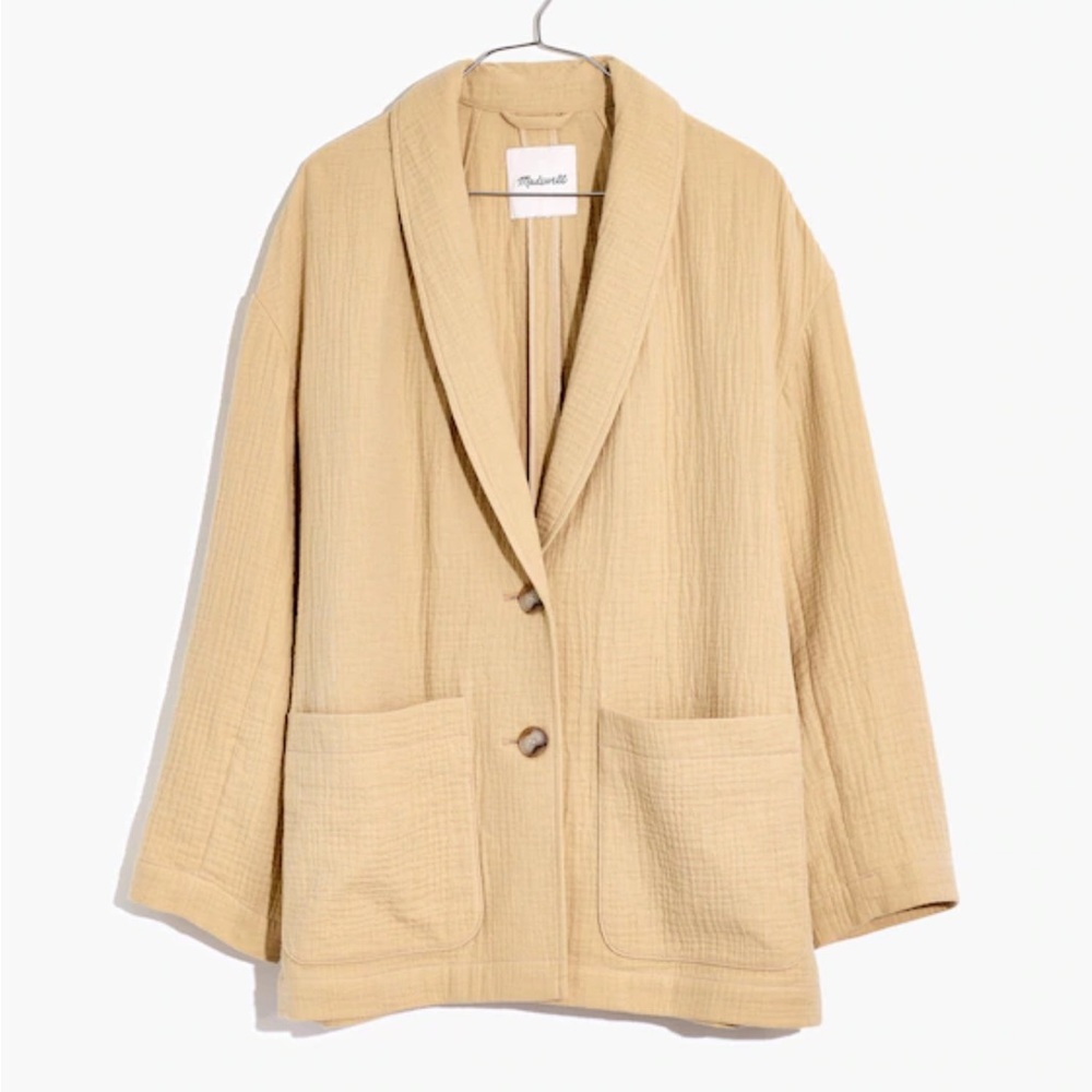 Madewell Dorset Lightspun Blazer Jacket